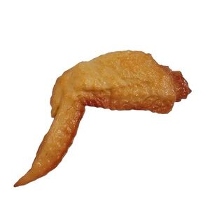 Wild and wacky fake chicken wing hair clip. Start the conversation.